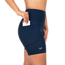Short C/ Bolso Para Corrida, Caminhada Academia Feminino Compresão