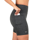 Short C/ Bolso Para Corrida, Caminhada Academia Feminino Compresão