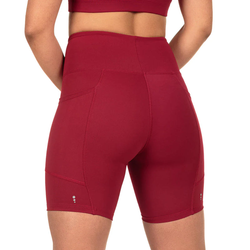 Short C/ Bolso Para Corrida, Caminhada Academia Feminino Compresão