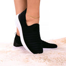 Tênis Feminino Meia Calce Fácil Slip On Ortopédico Mãe e Filha para Caminhada Vl-02