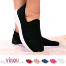 Tênis Feminino Meia Calce Fácil Slip On Ortopédico Mãe e Filha para Caminhada Vl-02