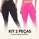 Kit 2 peças Legging Blackout Zero Transparencia