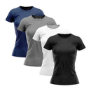 Kit 4 Camisetas Femininas Dry Fit
