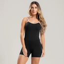 Macaquinho Básico Fitness Academia Detalhe em Viés Neon