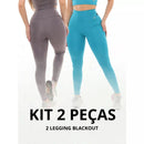 Kit 2 peças Legging Blackout Zero Transparencia