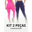 Kit 2 peças Legging Blackout Zero Transparencia