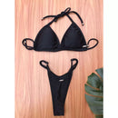 Biquíni Cortininha Fio Dental Bojo Removível Cós Regulável