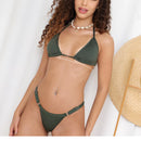 Biquíni Cortininha Com Bojo Fita Fio Duplo Marquinha Moda Praia Piscina Conjunto Feminino