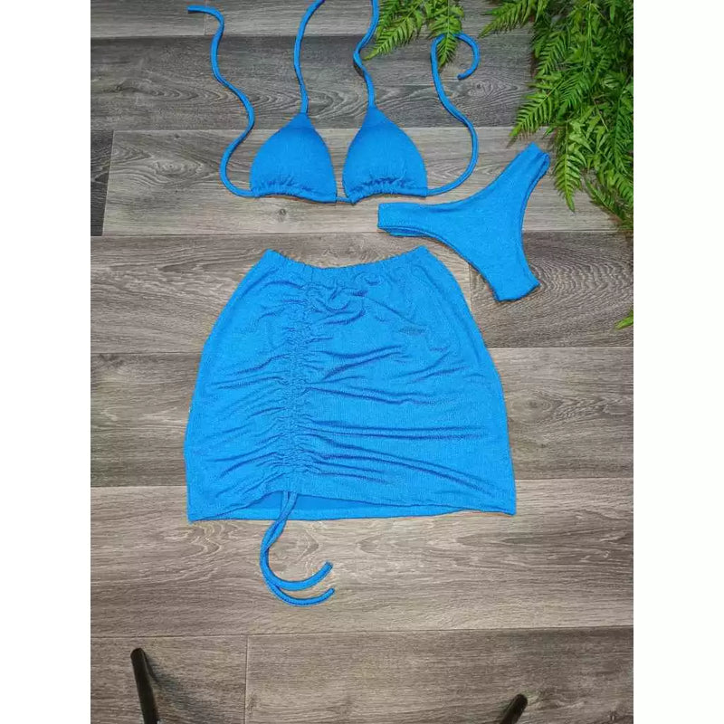 Biquíni Com Sainha peças Anaruga Brilhante Premium - Moda Praia