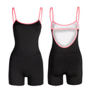 Macaquinho Básico Fitness Academia Detalhe em Viés Neon