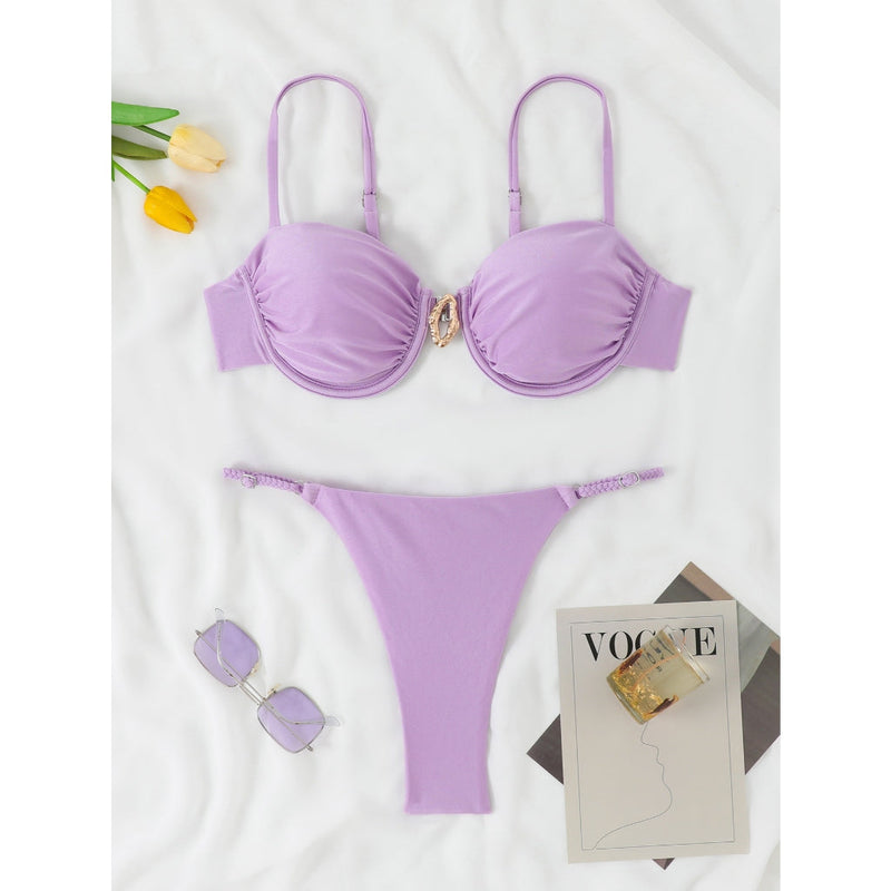 RWX VEST Biquíni Elegante com Detalhes Sofisticados - Verão 2024 XX514