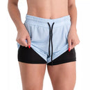 Short 2 em 1 PACO Stasczak Dry Fit Feminino