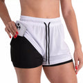 Short 2 em 1 PACO Stasczak Dry Fit Feminino