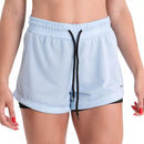 Short 2 em 1 PACO Stasczak Dry Fit Feminino