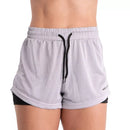 Short 2 em 1 PACO Stasczak Dry Fit Feminino