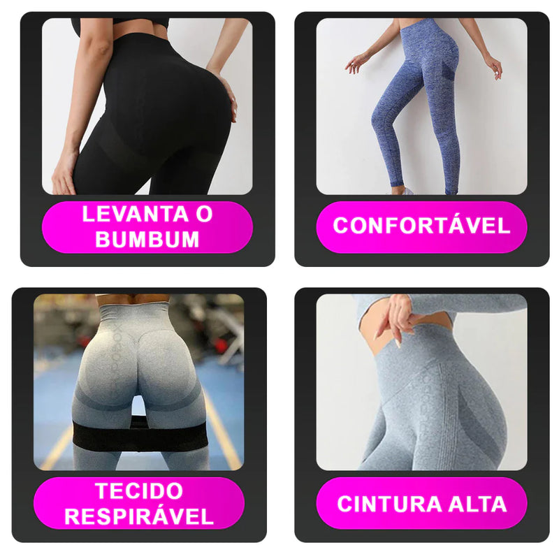 Kit 2 Calças Legging Fitness