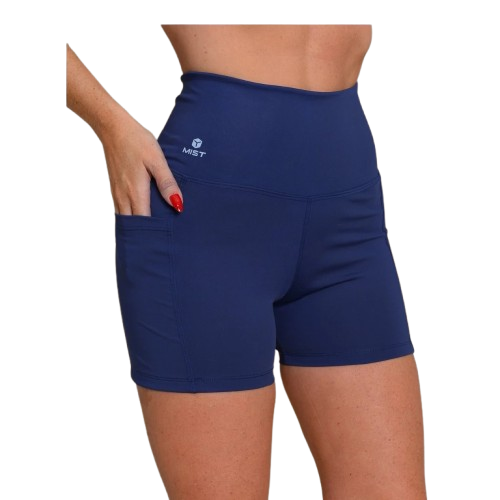 SHORT POLIAMIDA COM BOLSO ZERO TRANSPARÊNCIA