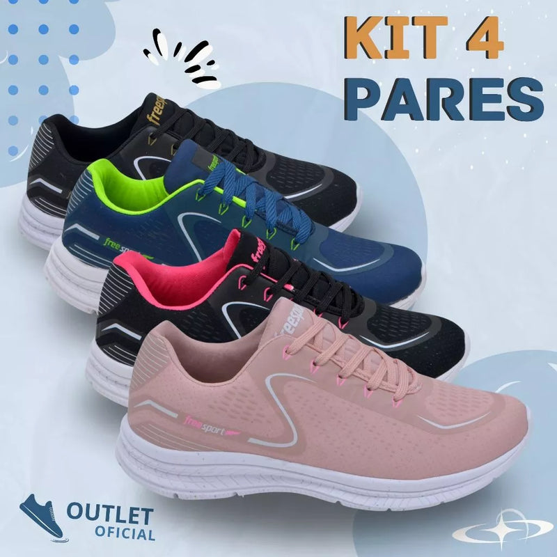 Kit Exclusivo com 4 Pares