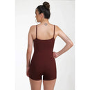 Macaquinho Poliamida Academia Fitness  Marrom MC198