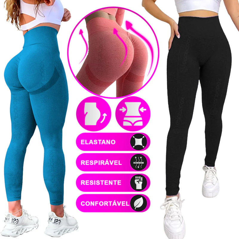 Kit 2 Calças Legging Fitness