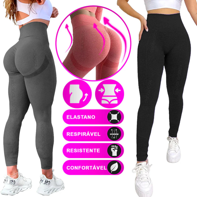 Kit 2 Calças Legging Fitness