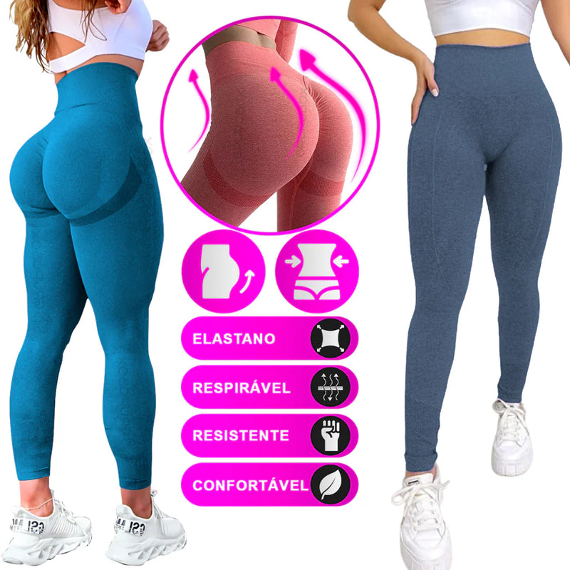 Kit 2 Calças Legging Fitness