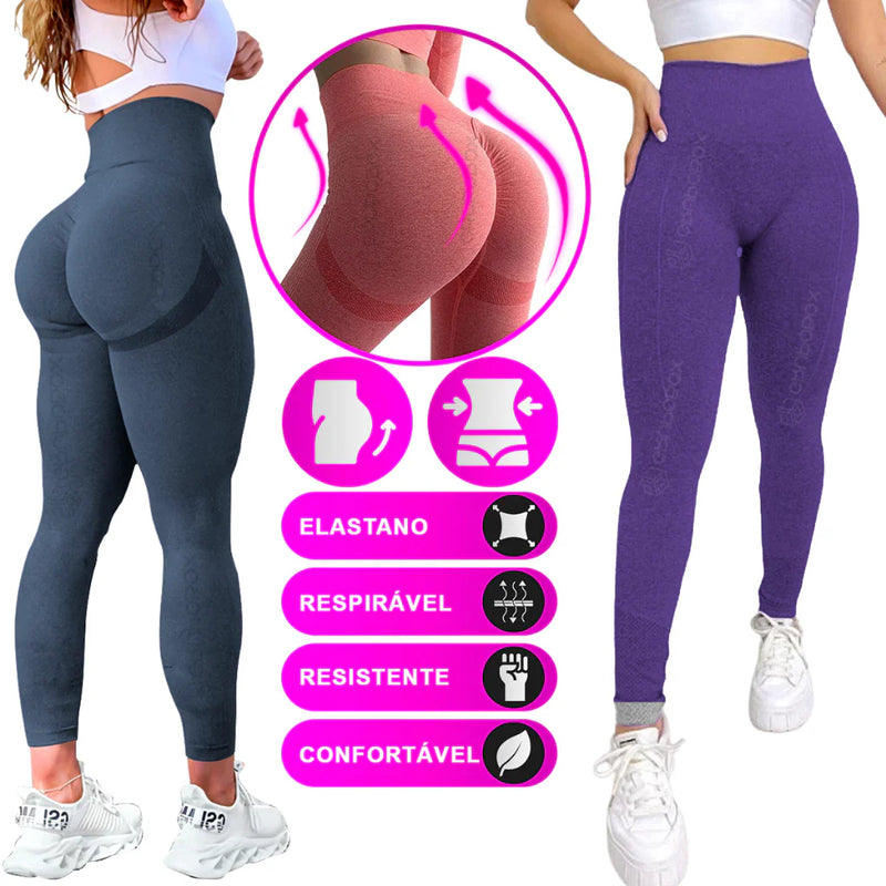 Kit 2 Calças Legging Fitness
