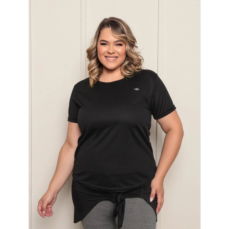 Kit 5 Camisetas Dry Fit Femininas Plus Size