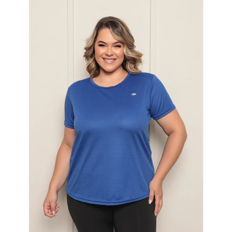 Kit 5 Camisetas Dry Fit Femininas Plus Size