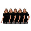 Kit 5 Camisetas Dry Fit Femininas Plus Size