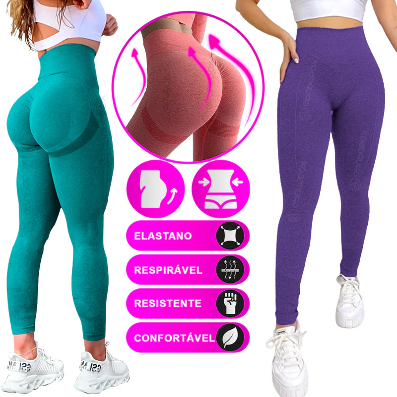 Kit 2 Calças Legging Fitness