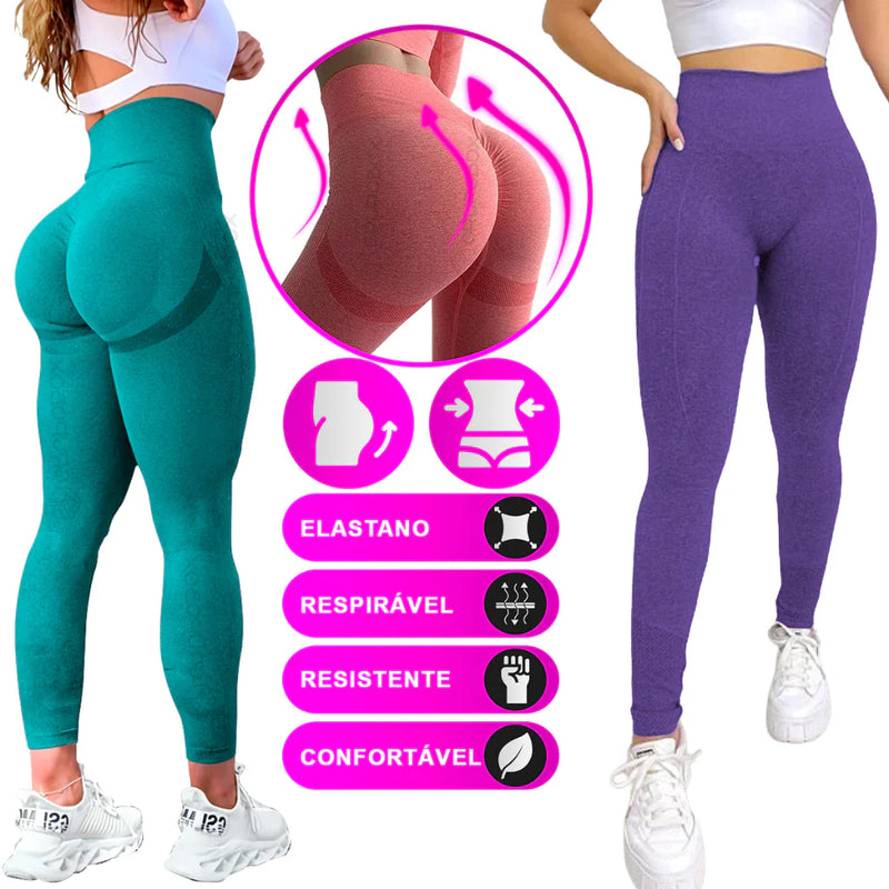 Kit 2 Calças Legging Fitness