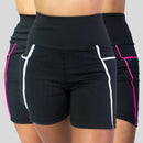 Kit com 3 Shorts Feminino com Bolso Lateral