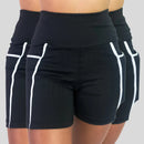 Kit com 3 Shorts Feminino com Bolso Lateral