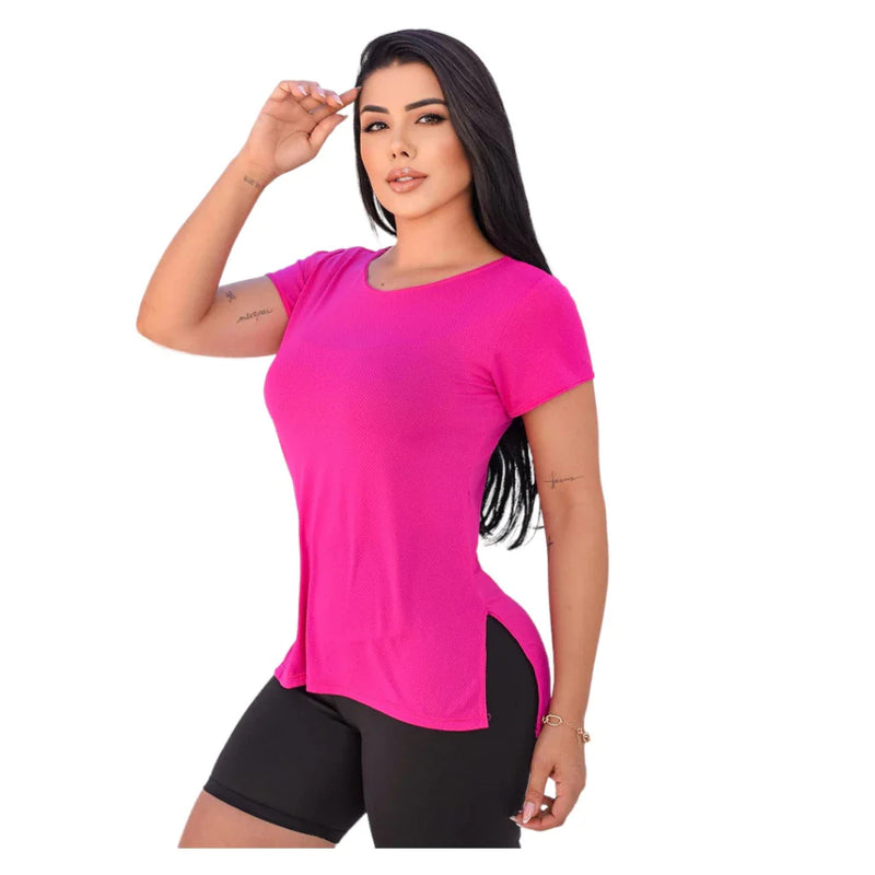 Blusa Dry Fit Long Line Feminina