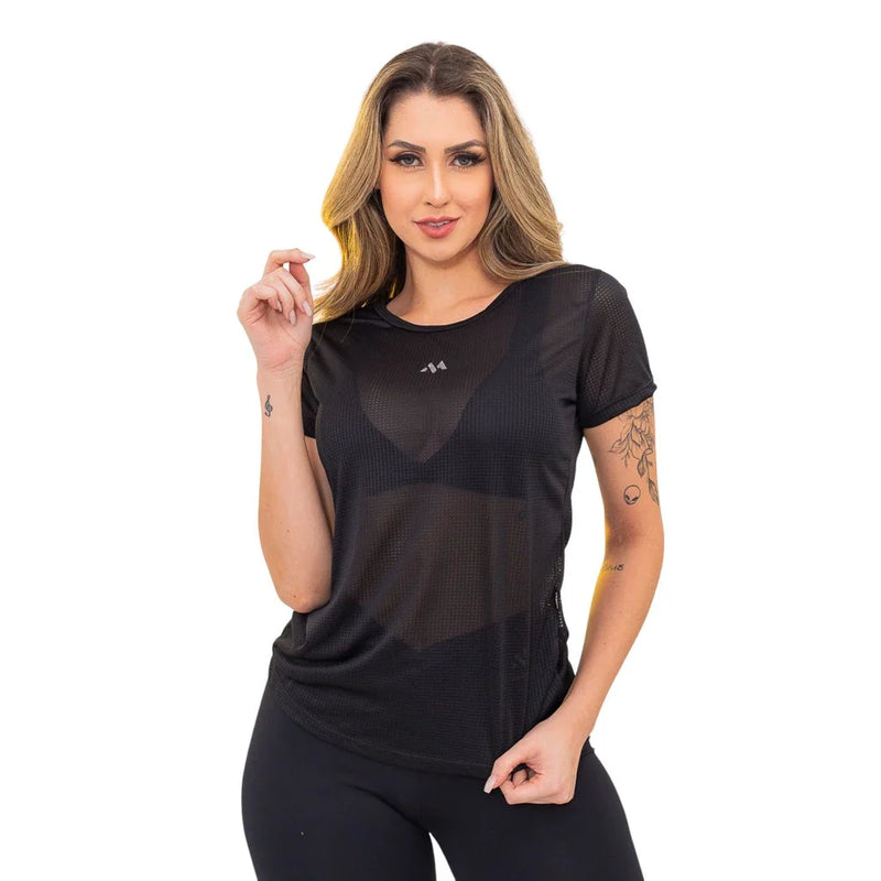 Camiseta Feminina Dry Tecido Respirável