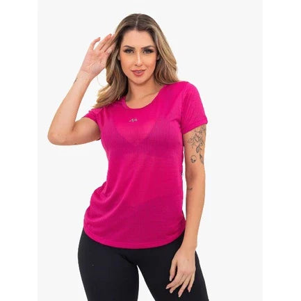 Camiseta Feminina Dry Tecido Respirável