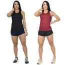 Kit 3 Regatas Femininas Dry Fit Premium
