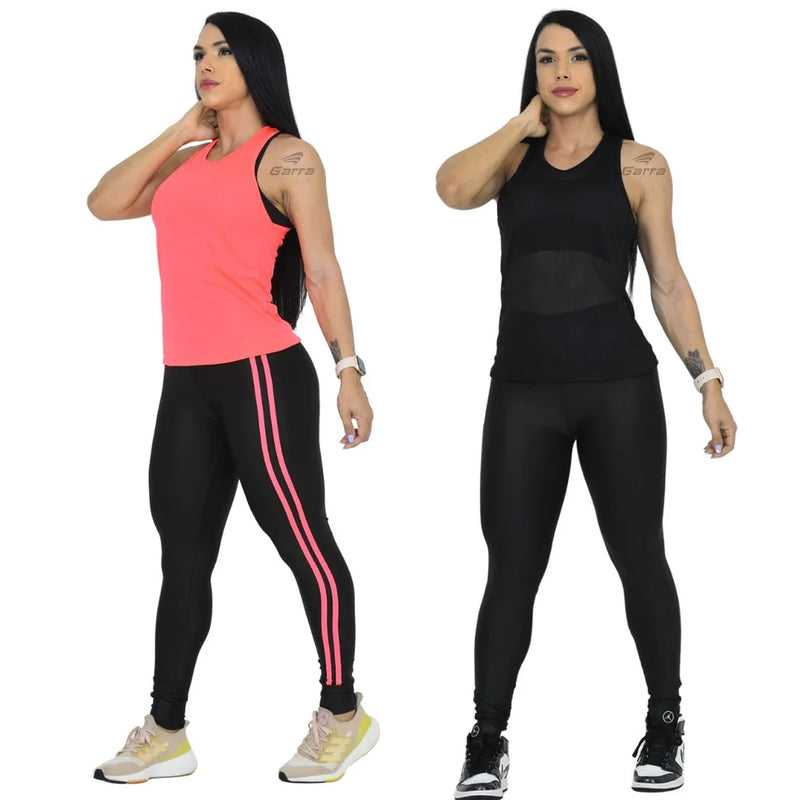 Kit 3 Regatas Femininas Dry Fit Premium