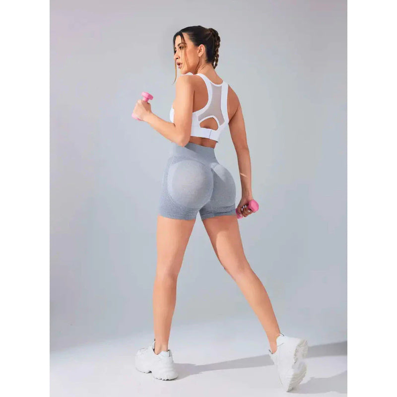 Kit 4 Shorts Levanta Bumbum Feminino Academia Yoga Fitness