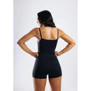 Macaquinho Poliamida Academia Fitness  Preto MC173